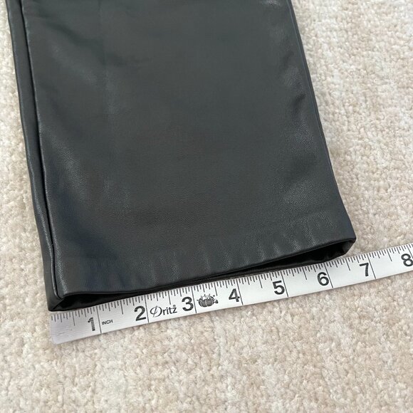 3 for $6 Lisadnyc The Drop Vegan Leather Crop Black Pants M - Picture 6 of 10